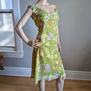 NWT Vintage Y2K Just Choon Floral Mini Dress Prairie Cottagecore Plus Size 19